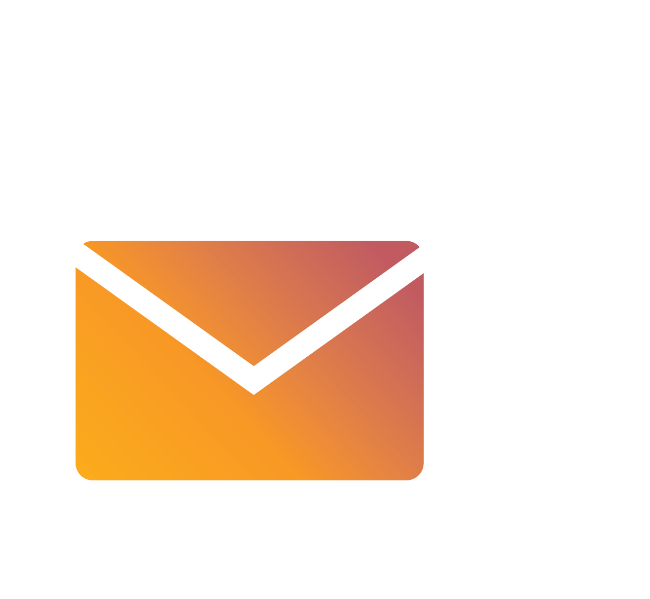 Follow-up email sequence icon for nurturing LinkedIn leads