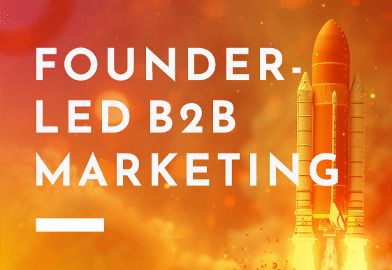 image of rocket showcasing growth of LinkedIn due to founder-led marketing